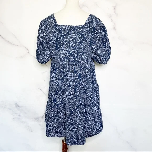 Madewell Blue Floral Dress - Picture 10 of 15